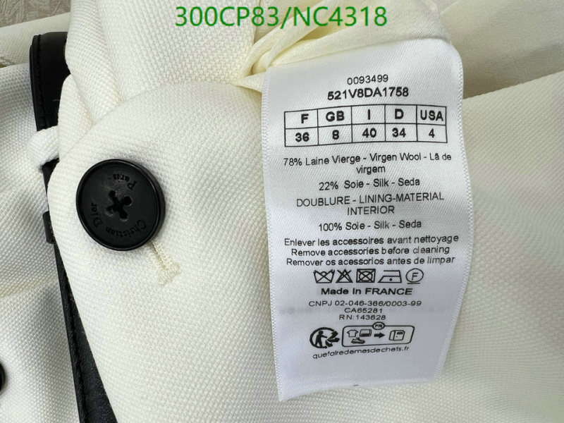 Dior-Clothing Code: NC4318 $: 300USD