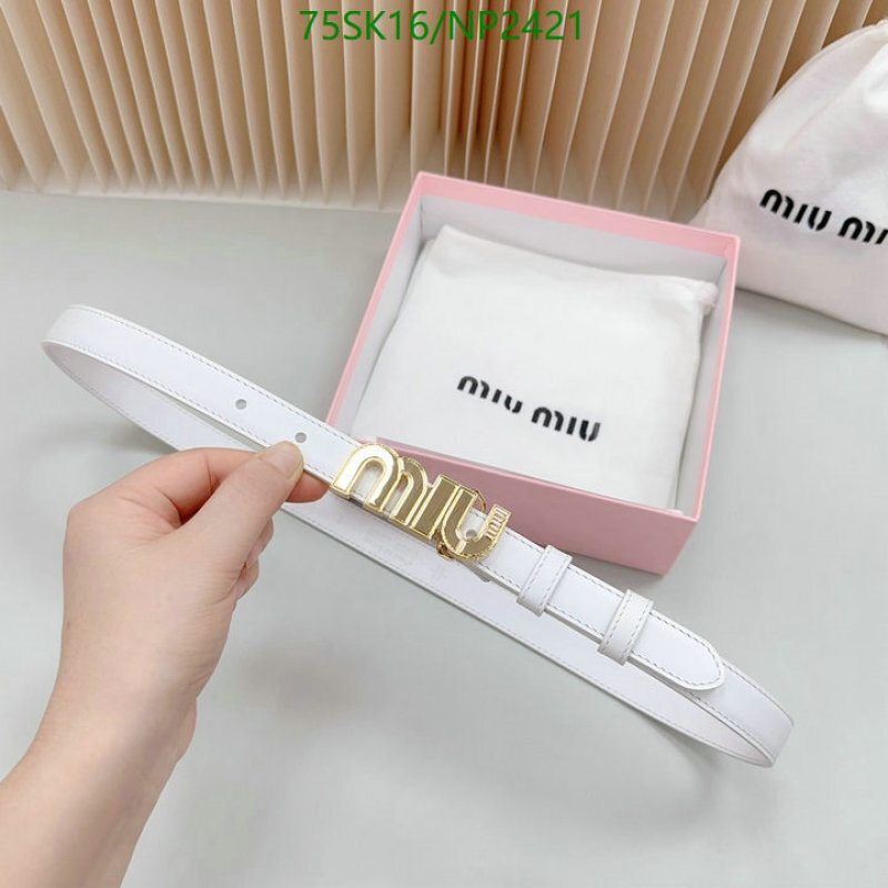 MIU MIU-Belts Code: NP2421 $: 75USD
