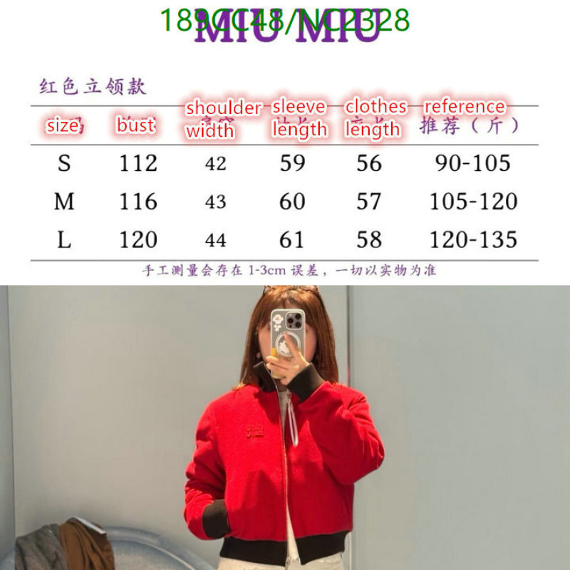 Miu Miu-Down jacket Women Code: NC2328 $: 189USD