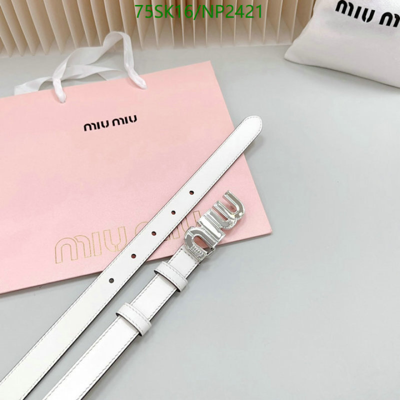MIU MIU-Belts Code: NP2421 $: 75USD