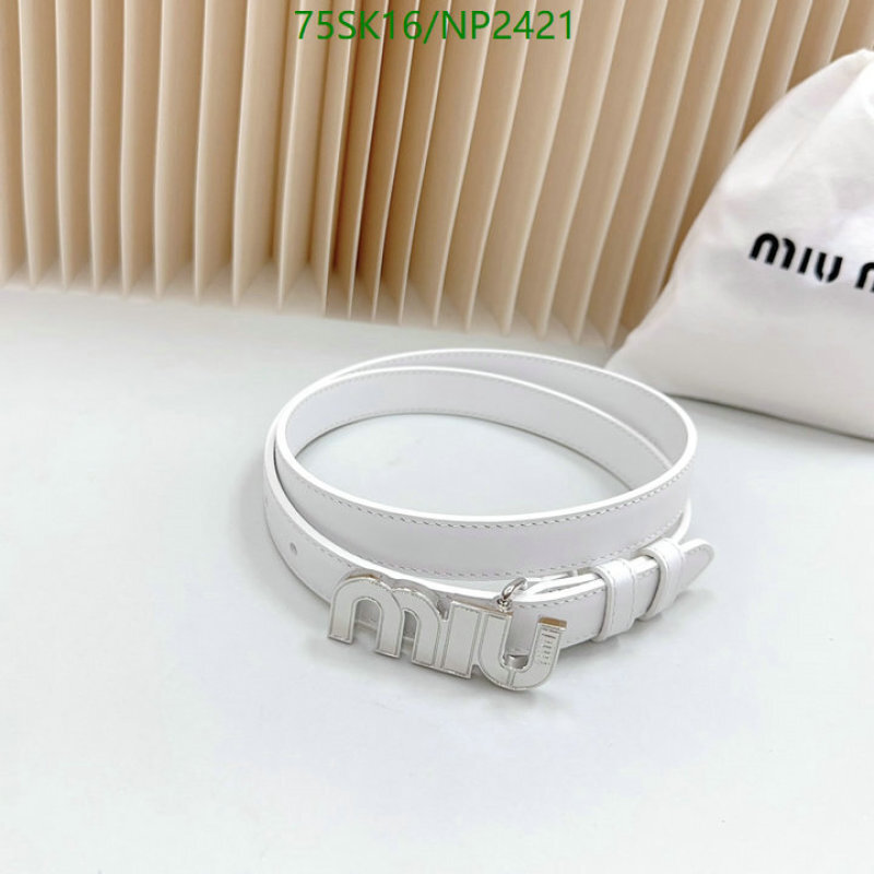 MIU MIU-Belts Code: NP2421 $: 75USD