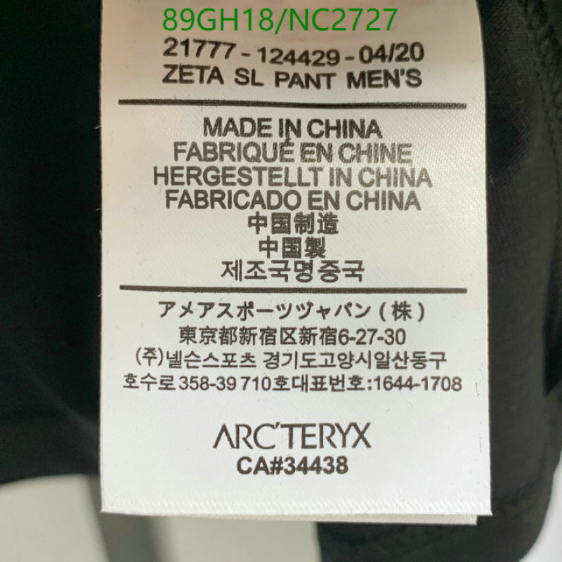ARCTERYX-Clothing Code: NC2727 $: 89USD