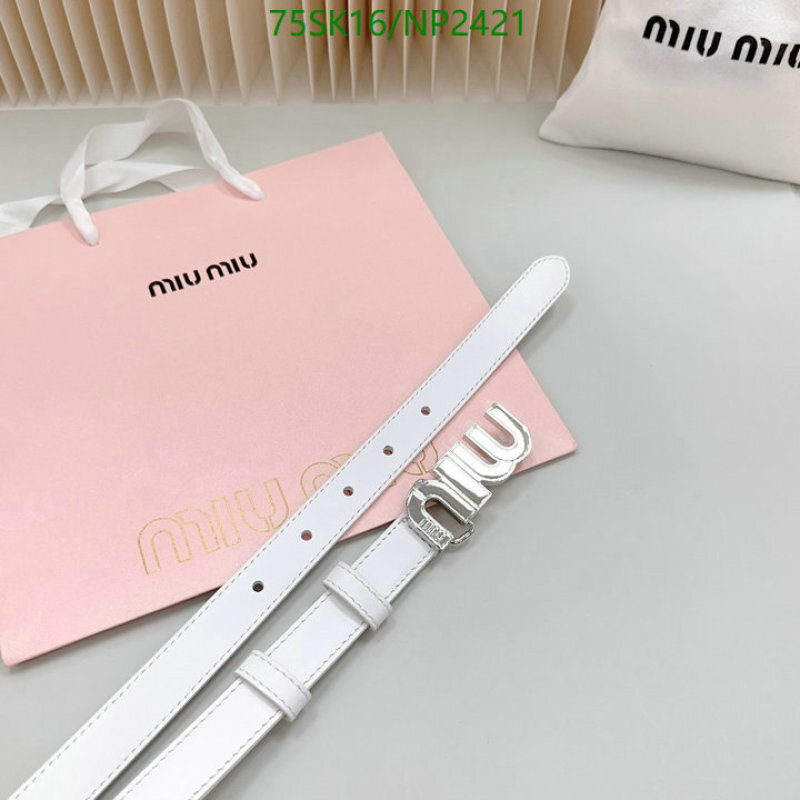 MIU MIU-Belts Code: NP2421 $: 75USD