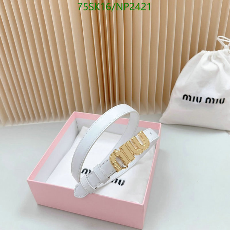MIU MIU-Belts Code: NP2421 $: 75USD