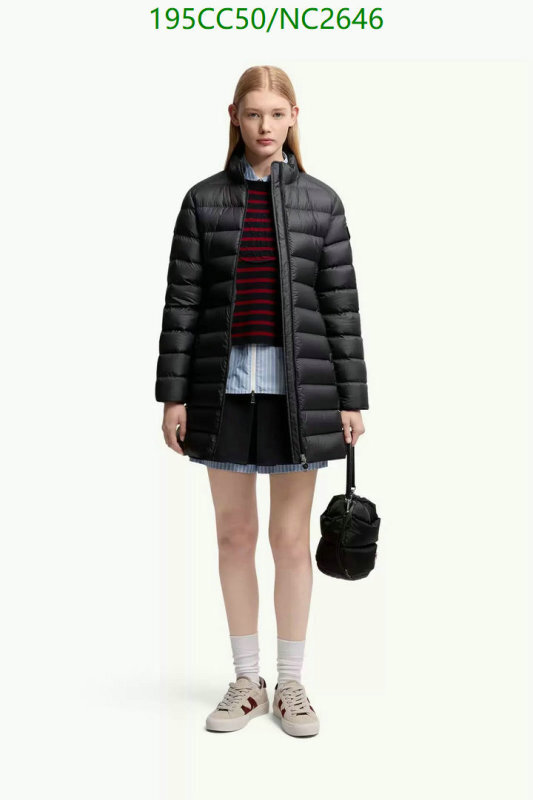 Moncler-Down jacket Women Code: NC2646 $: 195USD