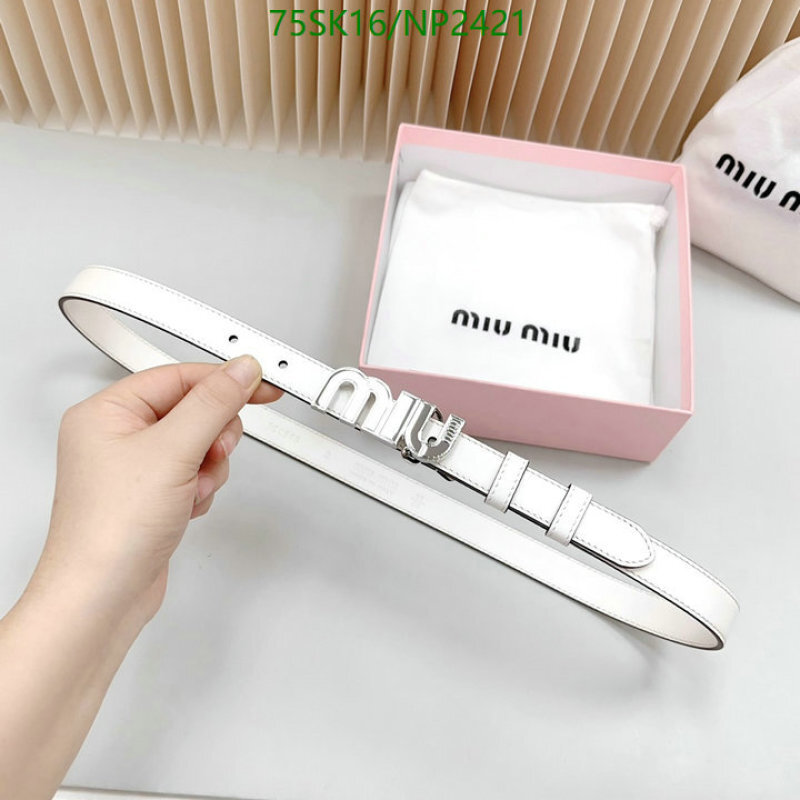 MIU MIU-Belts Code: NP2421 $: 75USD