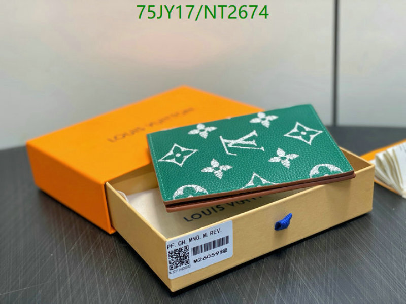 LV-Wallet Mirror Quality Code: NT2674 $: 75USD