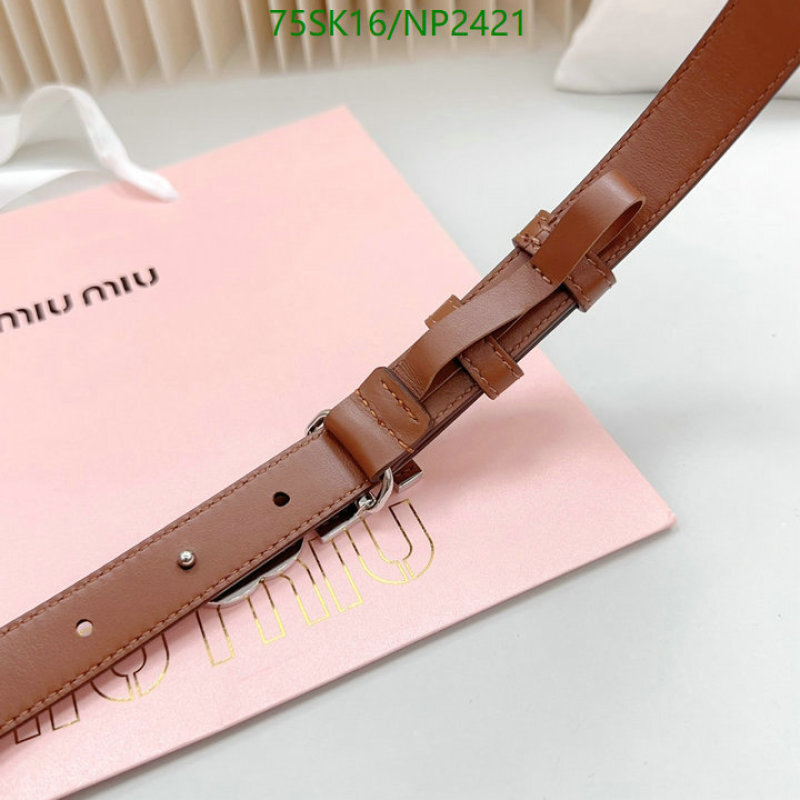 MIU MIU-Belts Code: NP2421 $: 75USD