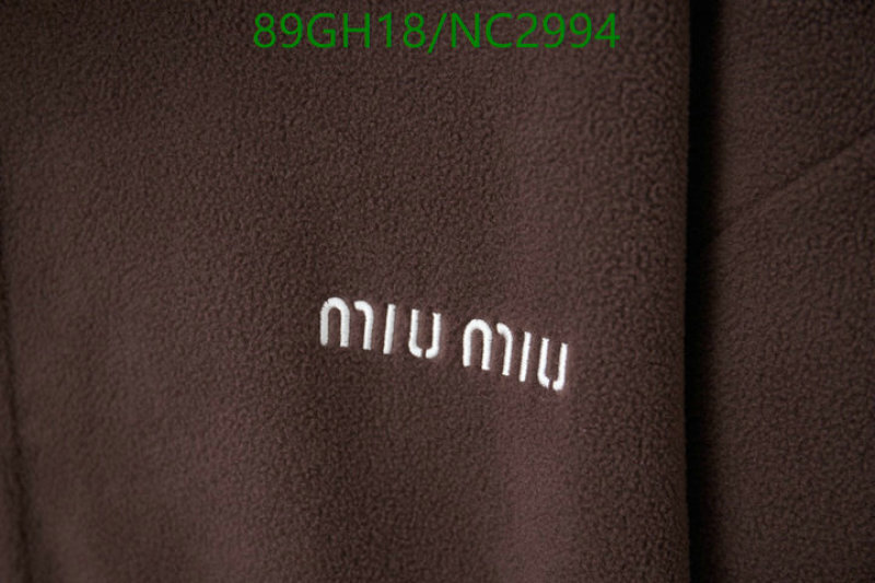 MIUMIU-Clothing Code: NC2994 $: 89USD
