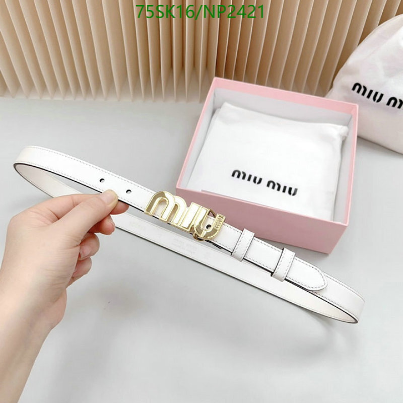 MIU MIU-Belts Code: NP2421 $: 75USD