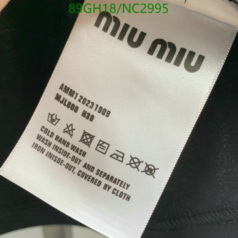 MIUMIU-Clothing Code: NC2995 $: 89USD