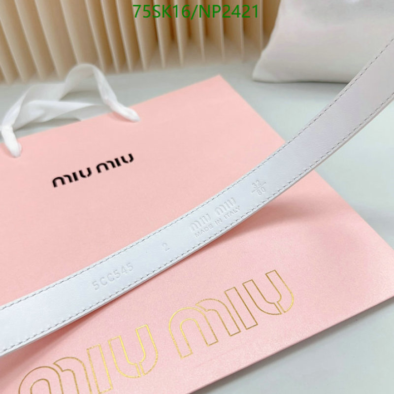 MIU MIU-Belts Code: NP2421 $: 75USD