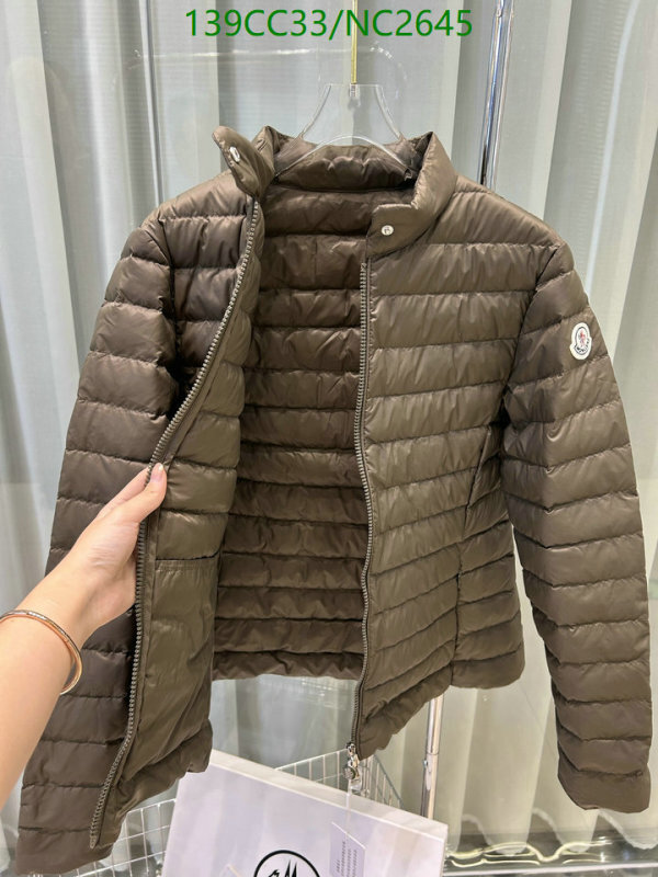 Moncler-Down jacket Women Code: NC2645 $: 139USD