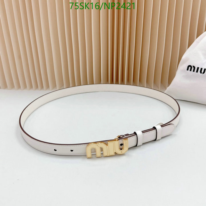 MIU MIU-Belts Code: NP2421 $: 75USD