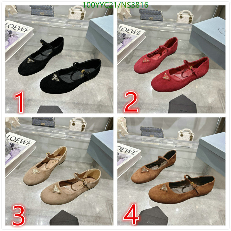Prada-Women Shoes Code: NS3816 $: 100USD