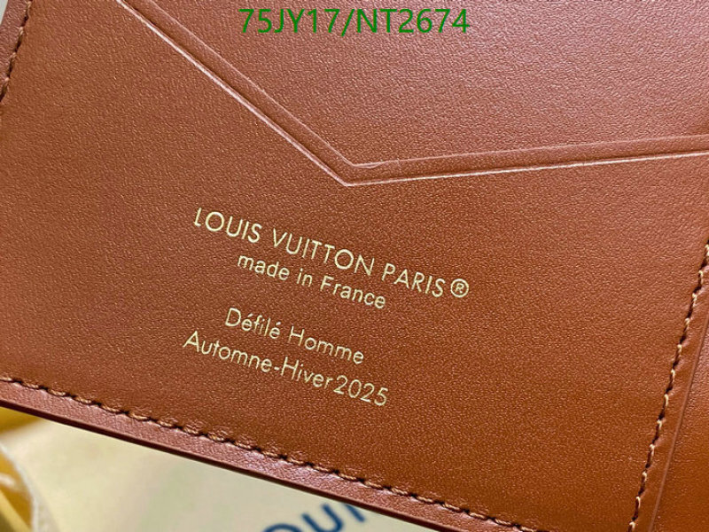 LV-Wallet Mirror Quality Code: NT2674 $: 75USD