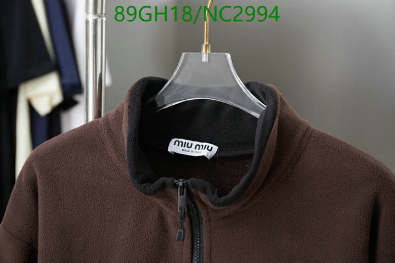 MIUMIU-Clothing Code: NC2994 $: 89USD