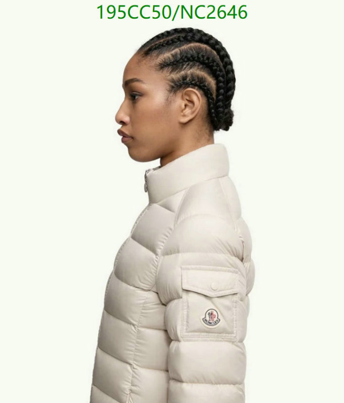 Moncler-Down jacket Women Code: NC2646 $: 195USD