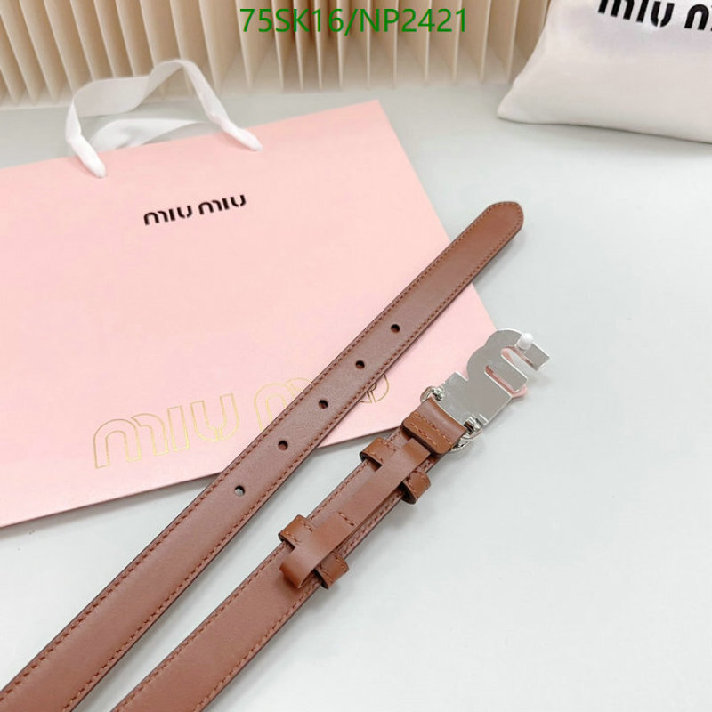 MIU MIU-Belts Code: NP2421 $: 75USD