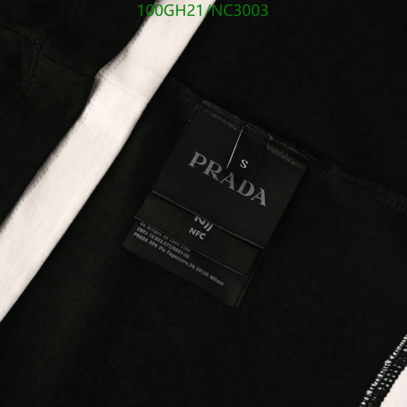 Prada-Clothing Code: NC3003 $: 100USD