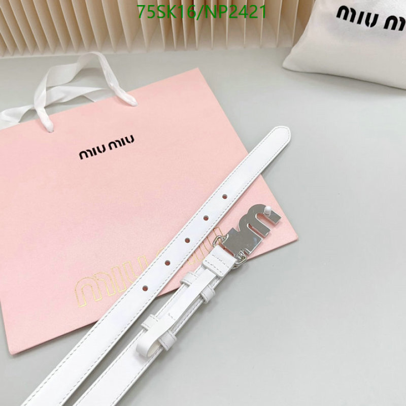 MIU MIU-Belts Code: NP2421 $: 75USD