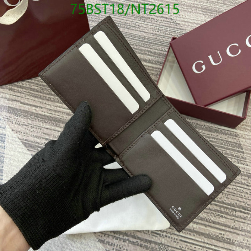 Gucci-Wallet Mirror Quality Code: NT2615 $: 75USD