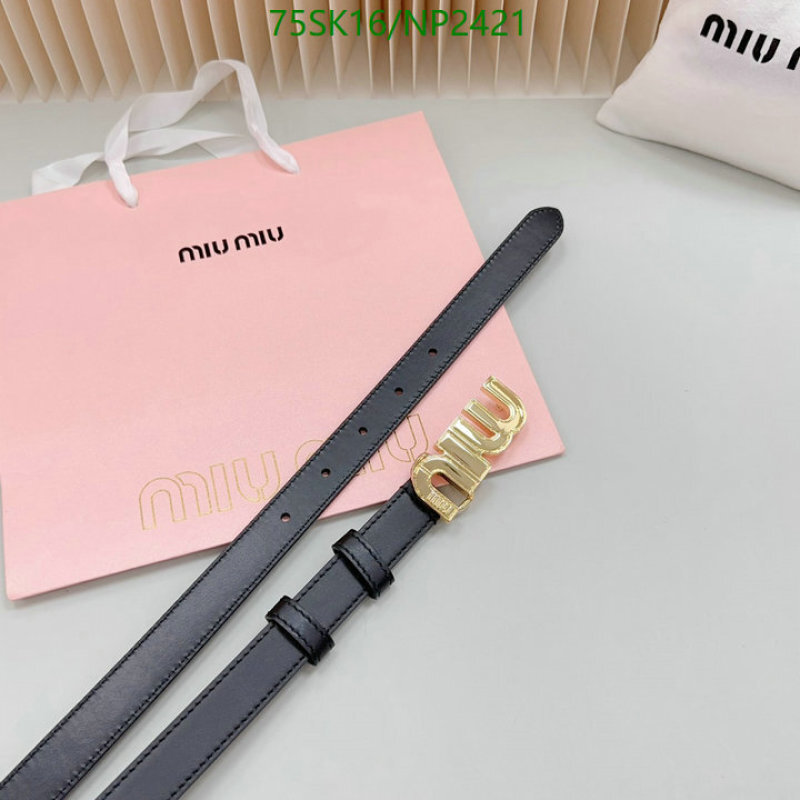 MIU MIU-Belts Code: NP2421 $: 75USD