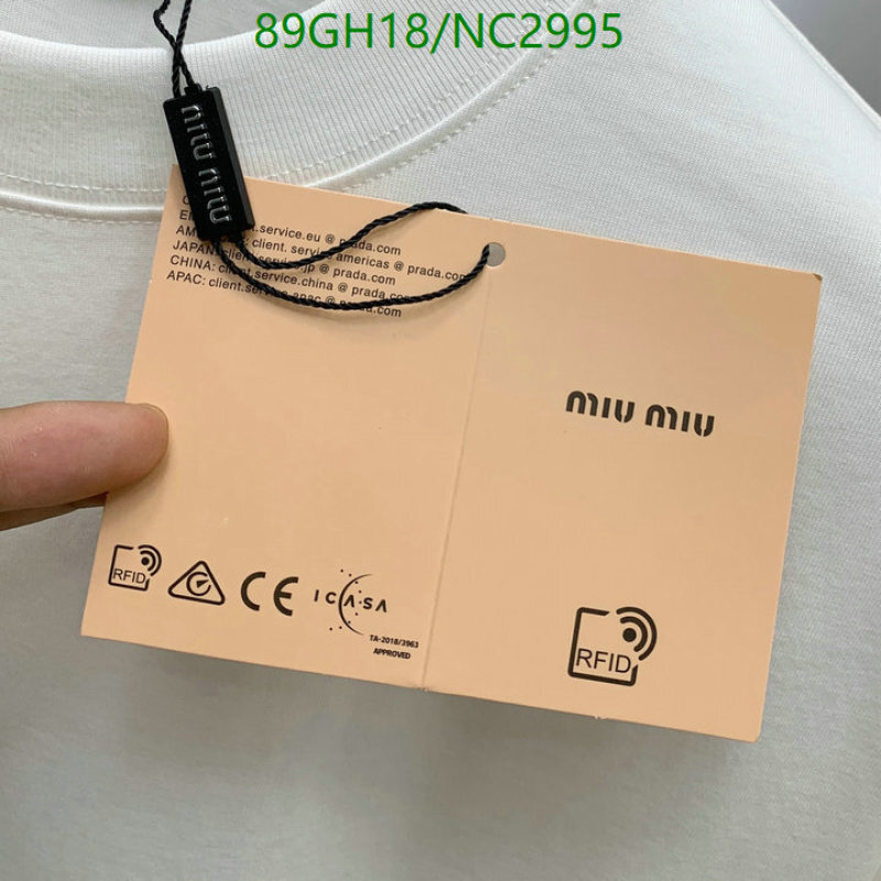 MIUMIU-Clothing Code: NC2995 $: 89USD