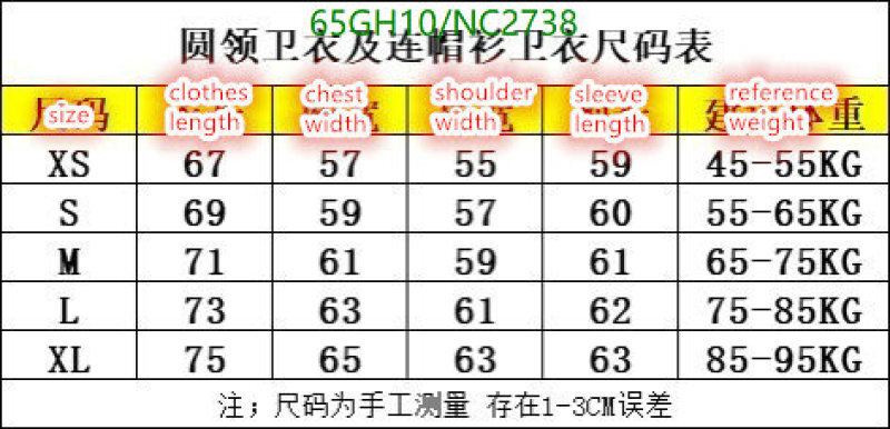 Balenciaga-Clothing Code: NC2738 $: 65USD