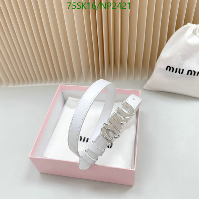 MIU MIU-Belts Code: NP2421 $: 75USD