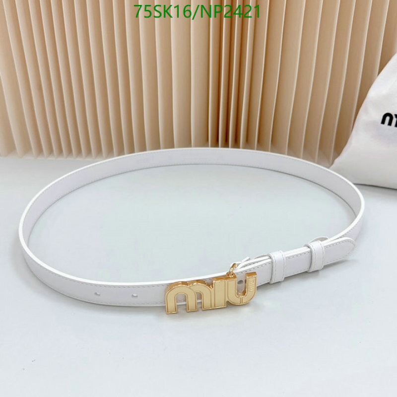 MIU MIU-Belts Code: NP2421 $: 75USD