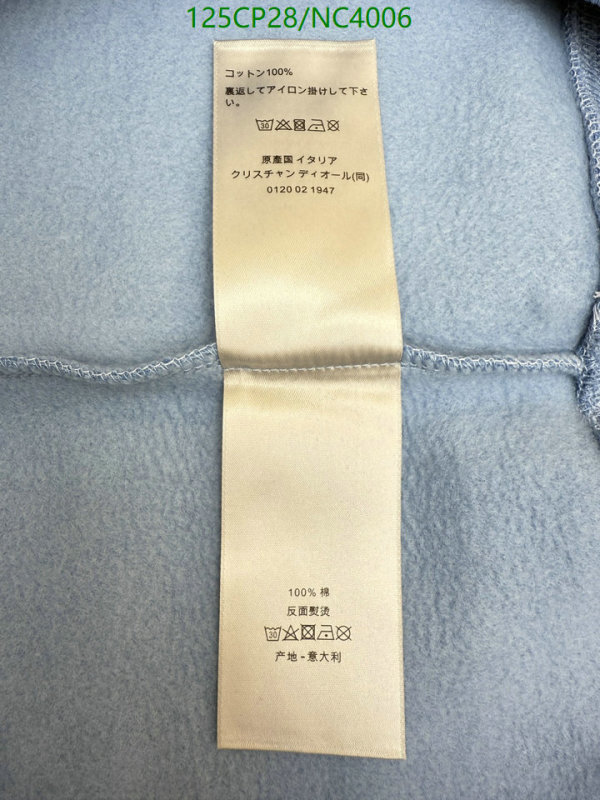 Dior-Clothing Code: NC4006 $: 125USD