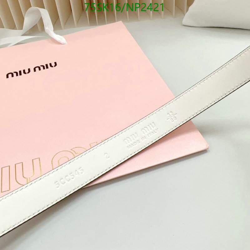 MIU MIU-Belts Code: NP2421 $: 75USD
