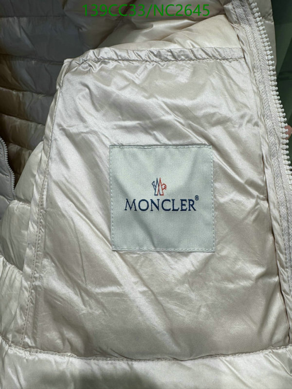 Moncler-Down jacket Women Code: NC2645 $: 139USD