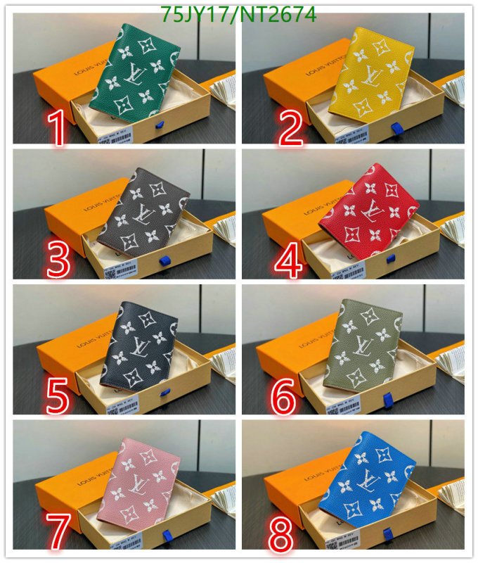 LV-Wallet Mirror Quality Code: NT2674 $: 75USD