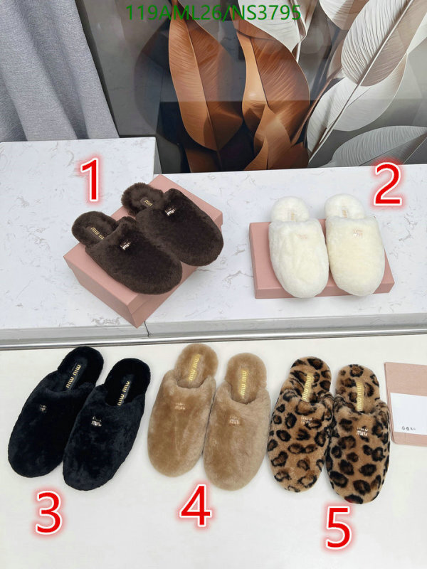 Miu Miu-Women Shoes Code: NS3795 $: 119USD