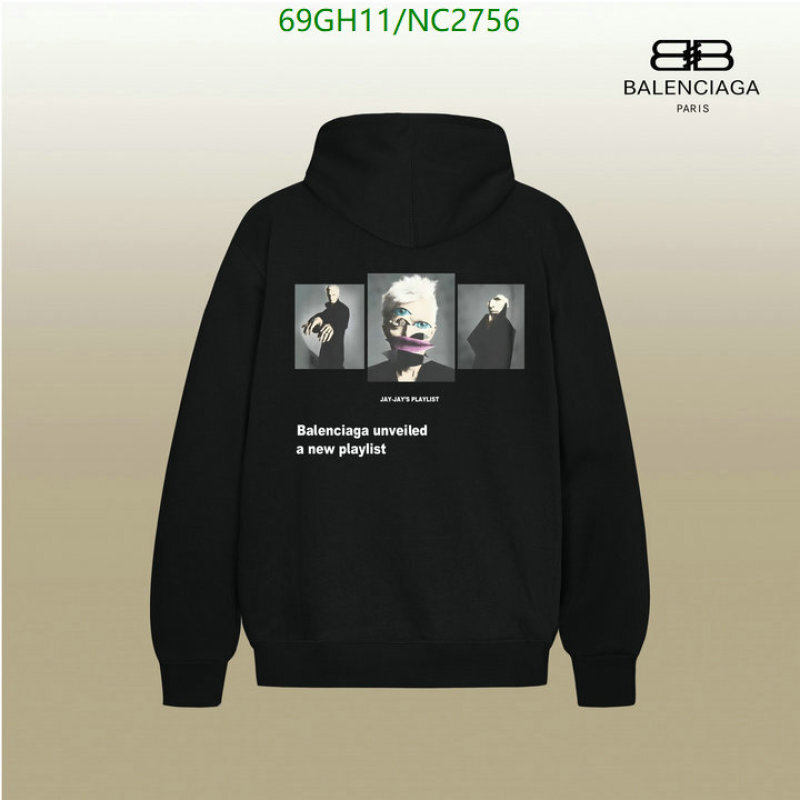 Balenciaga-Clothing Code: NC2756 $: 69USD