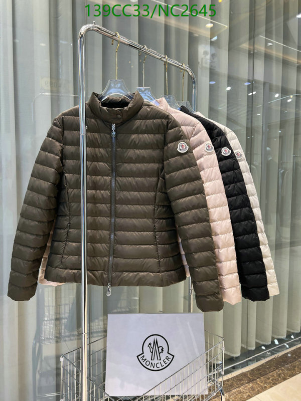 Moncler-Down jacket Women Code: NC2645 $: 139USD