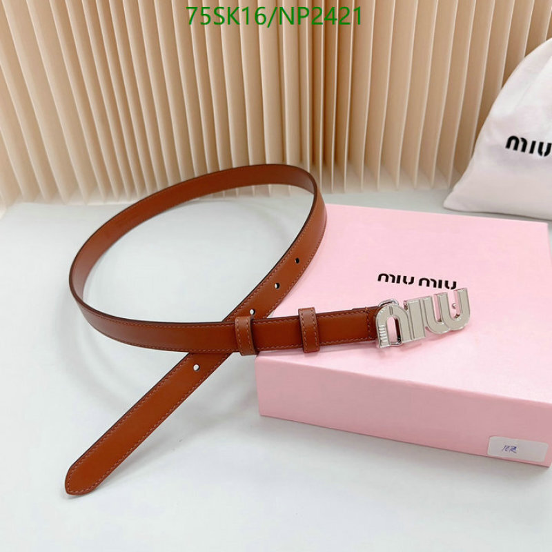 MIU MIU-Belts Code: NP2421 $: 75USD