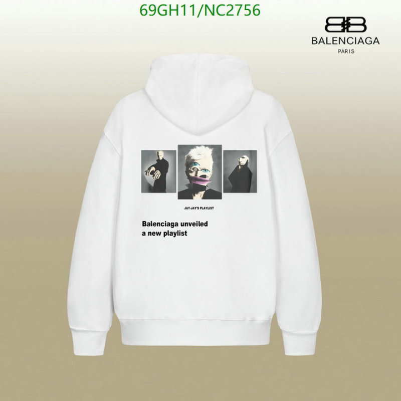 Balenciaga-Clothing Code: NC2756 $: 69USD