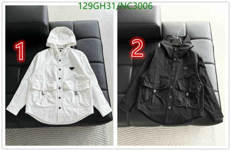 Prada-Clothing Code: NC3006 $: 129USD