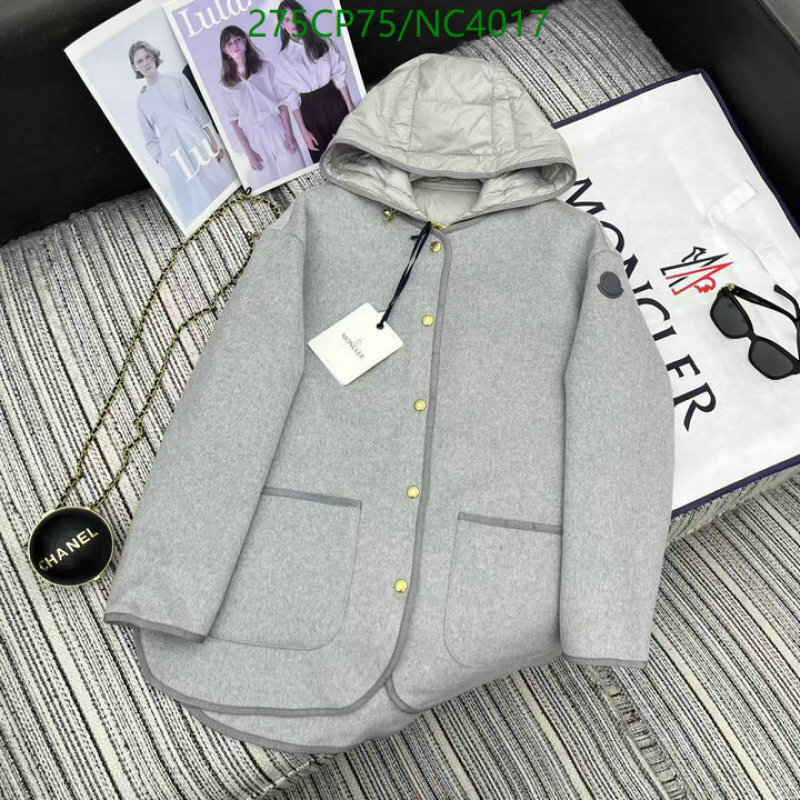 Moncler-Down jacket Women Code: NC4017 $: 275USD