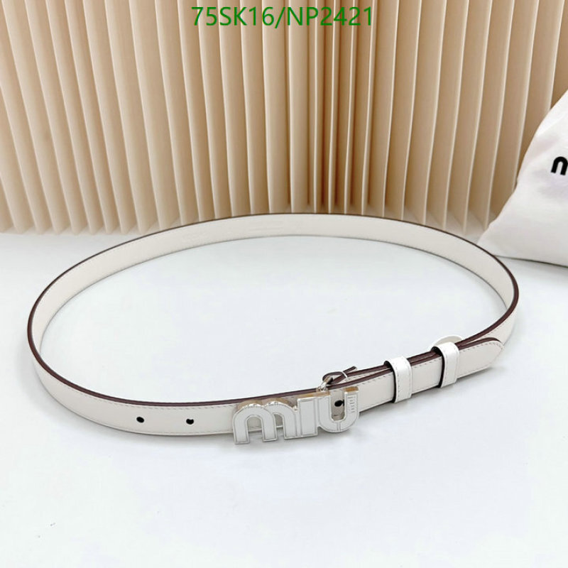 MIU MIU-Belts Code: NP2421 $: 75USD