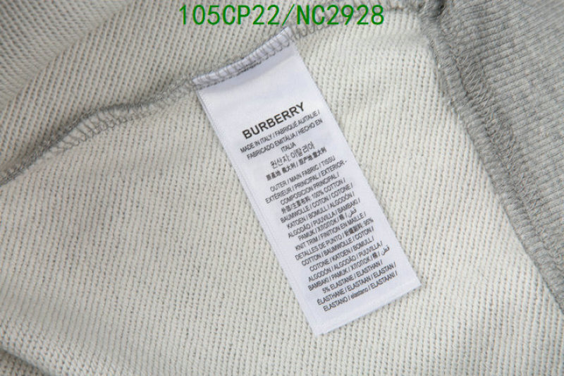 Burberry-Clothing Code: NC2928 $: 105USD