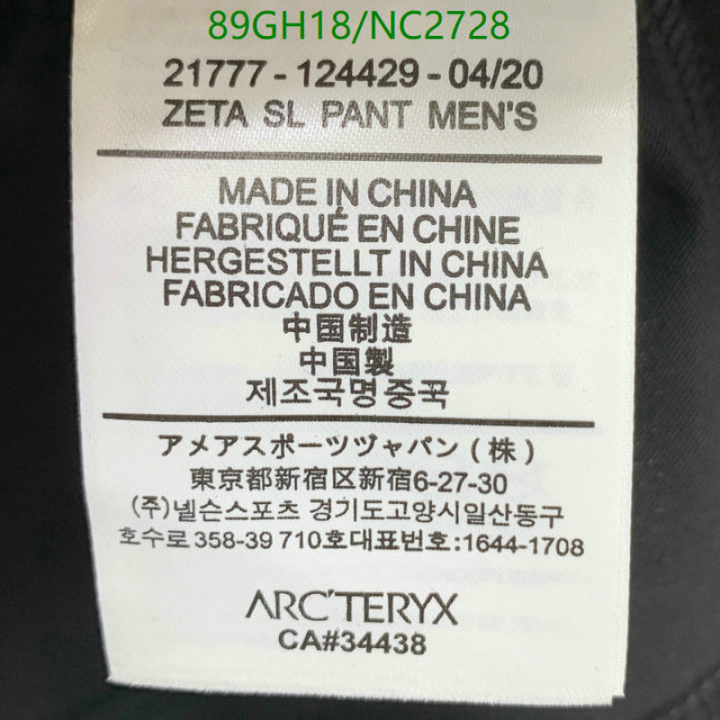 ARCTERYX-Clothing Code: NC2728 $: 89USD