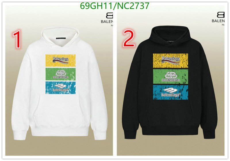 Balenciaga-Clothing Code: NC2737 $: 69USD