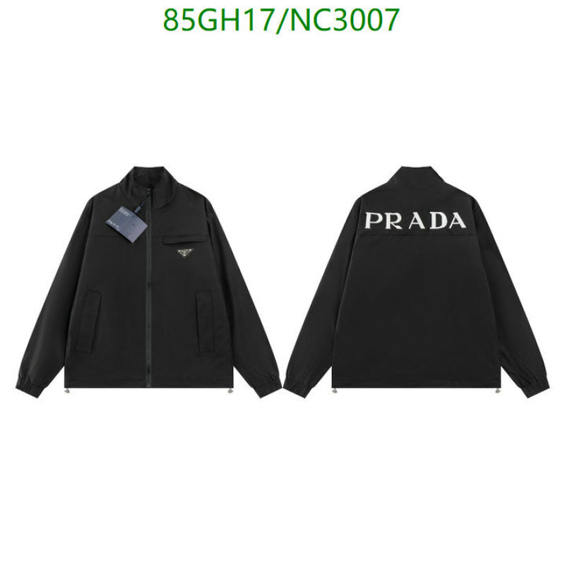 Prada-Clothing Code: NC3007 $: 85USD