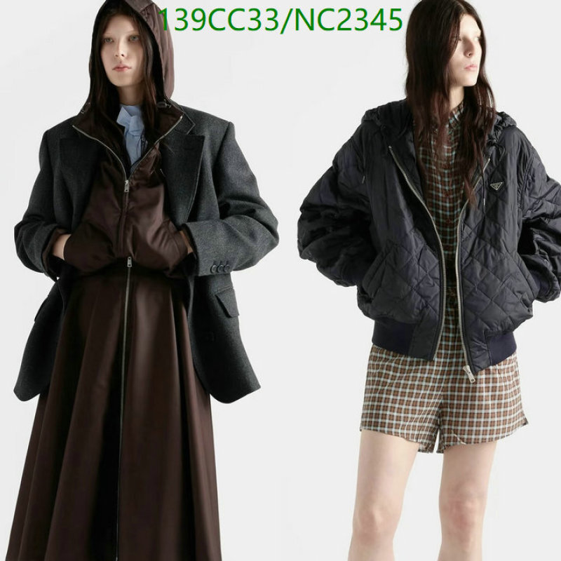 Prada-Down jacket Women Code: NC2345 $: 139USD