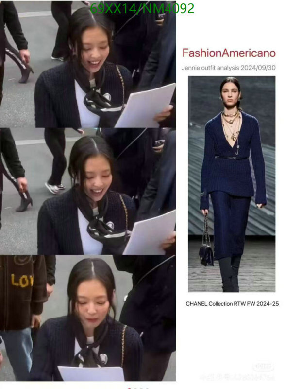 Chanel-Scarf Code: NM4092 $: 69USD