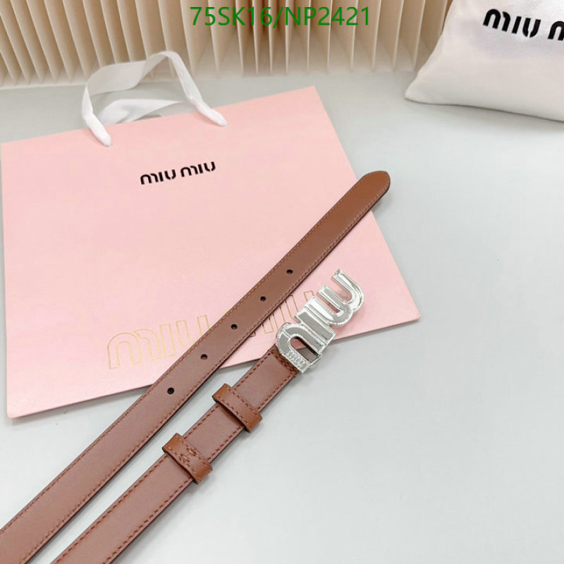 MIU MIU-Belts Code: NP2421 $: 75USD
